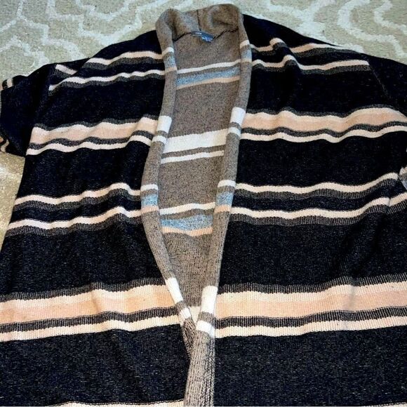 Vince Striped Sweater - Black and Beige - Picture 1 of 6